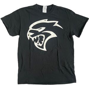 BLACK DOGE HELLCAT / SRT SHORT SLEEVE CREWNECK GRAPHIC T-SHIRT